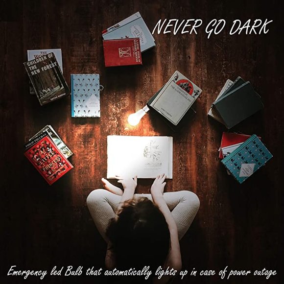 Rechargeable LED Light Bulbs with Battery Backup, Emergency LED Bulb, Pack of 4, - Picture 8 of 8